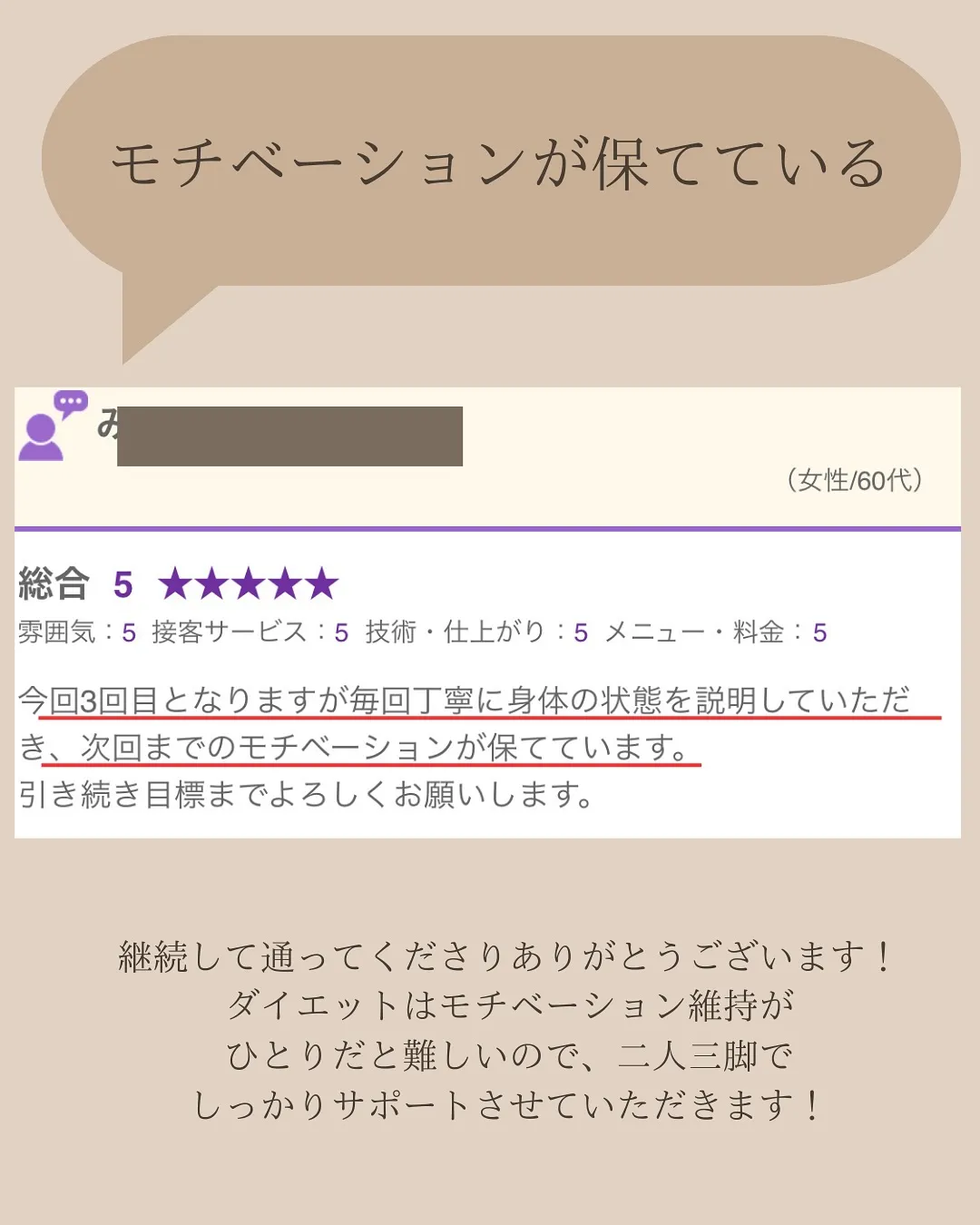 トリプル痩身ケアコース、徹底美白乳酸ピーリングコース、お客様...